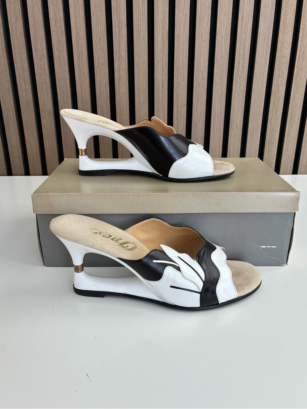 VTG ONEX Leather Heels